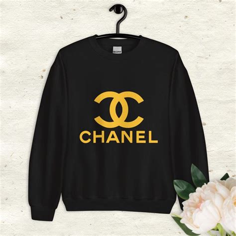 chanel hoodie mens|authentic Chanel logo sweater.